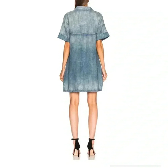 PERFECT AG Adriano Goldschmied Denim Shirt Dress - Picture 6 of 9